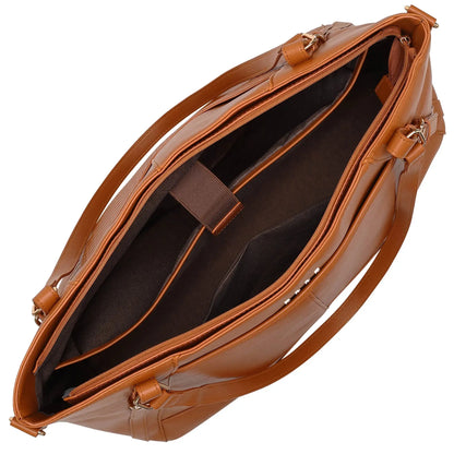 Elle Leisure Luxe 33L Vegan Leather Weekender Tote Bag