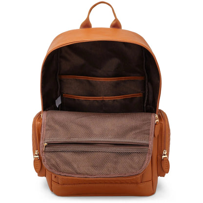 Elle Leisure Luxe 27L Vegan Leather Backpack