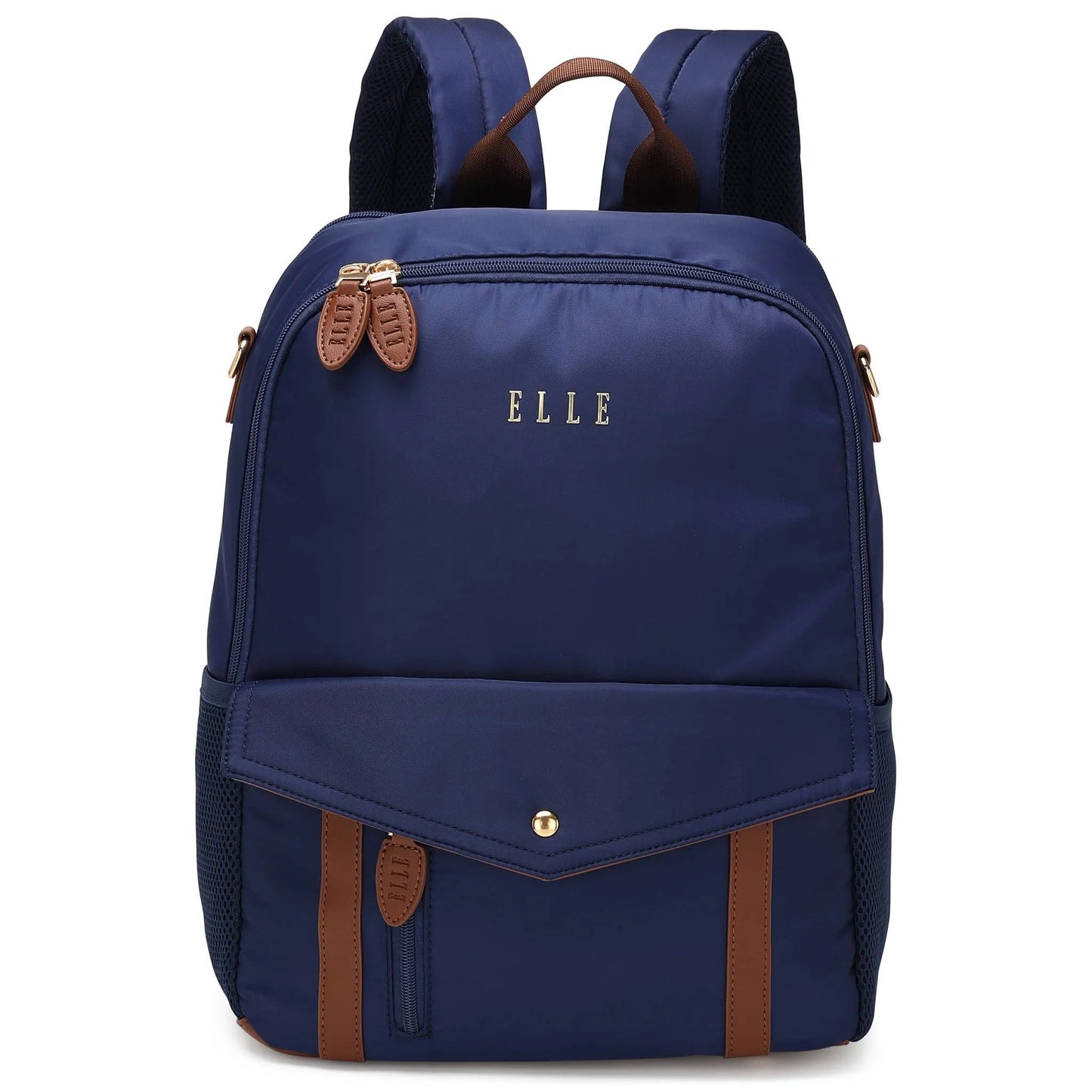 Elle Luxe Journey 18L Twill and Vegan Leather Backpack