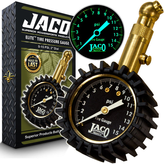 Jaco Elite® Low Pressure Tire Gauge - 15 PSI