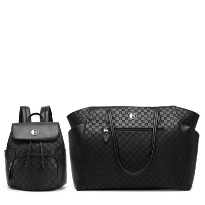 Elle Compass 2 Piece Weekender & Backpack Set