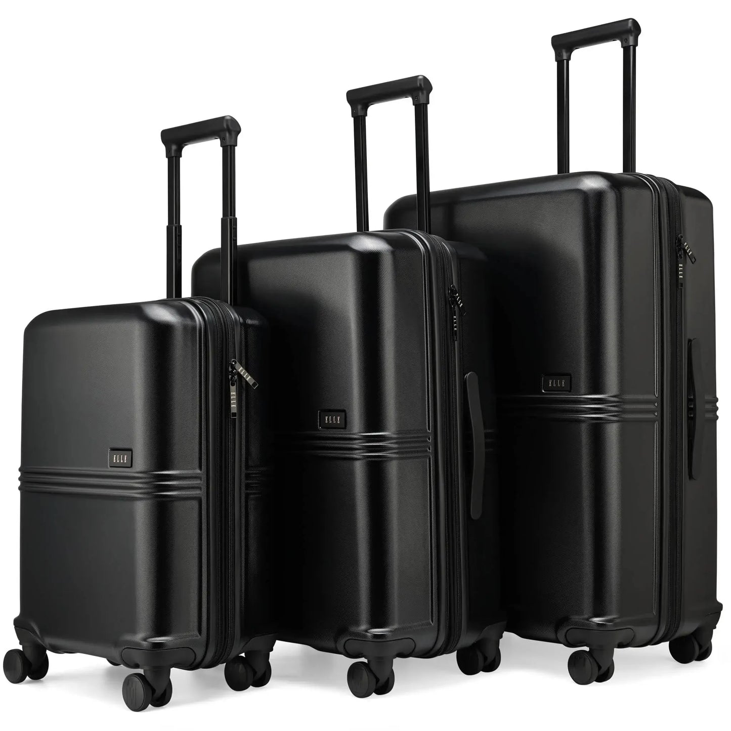 Elle Expedition 3 Piece Expandable Polycarbonate Luggage Set