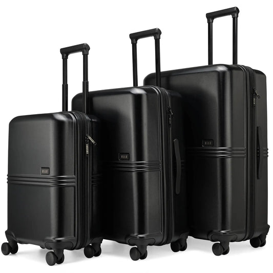 Elle Expedition 3 Piece Expandable Polycarbonate Luggage Set