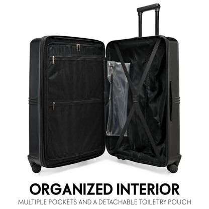 Elle Expedition 3 Piece Expandable Polycarbonate Luggage Set