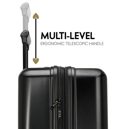 Elle Expedition 3 Piece Expandable Polycarbonate Luggage Set