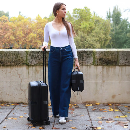 Elle Expedition 3 Piece Expandable Polycarbonate Luggage Set