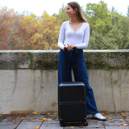 Elle Expedition 3 Piece Expandable Polycarbonate Luggage Set