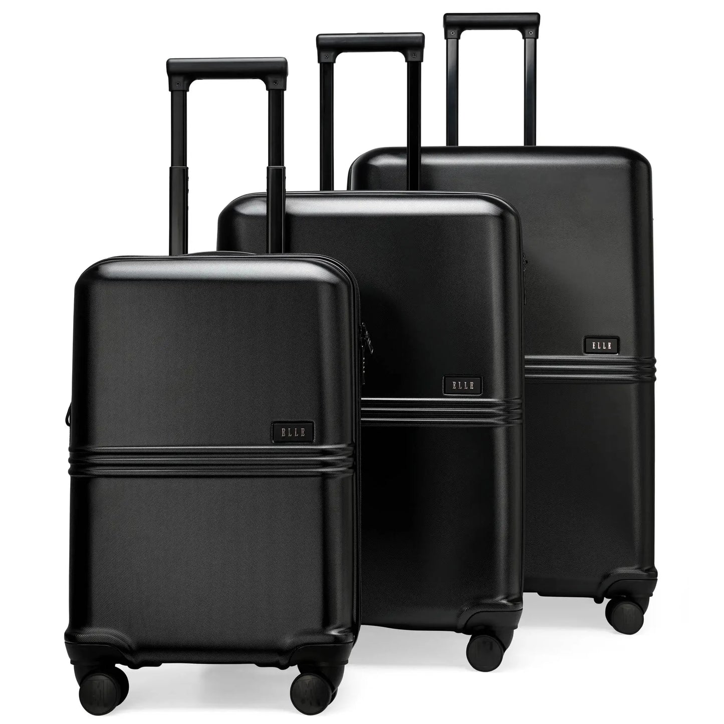 Elle Expedition 3 Piece Expandable Polycarbonate Luggage Set