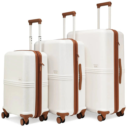 Elle Expedition 3 Piece Expandable Polycarbonate Luggage Set