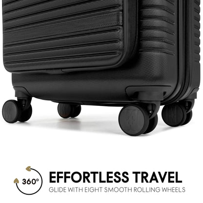 Elle Voyage Escape Expandable 3 Piece Luggage Set