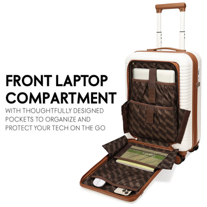 Elle Escape Expandable Laptop Carry-on Suitcase