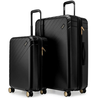 Elle Louvre 2 Piece Expandable Polycarbonate Luggage Set