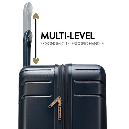 Elle Louvre 2 Piece Expandable Polycarbonate Luggage Set