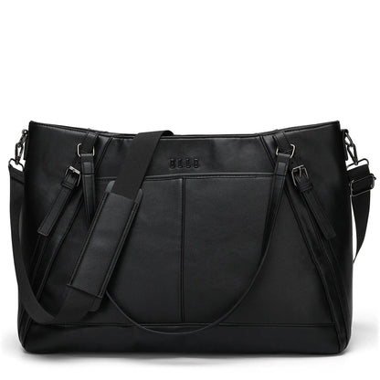 Elle Leisure Luxe 33L Vegan Leather Weekender Tote Bag