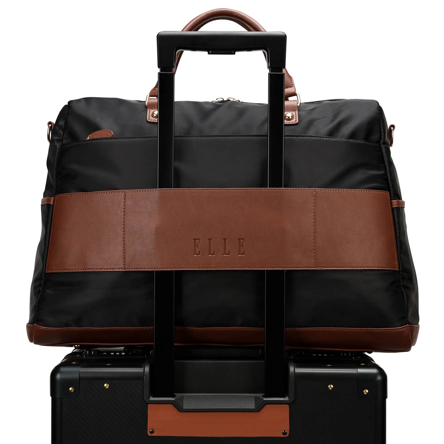 Elle Luxe Journey Expandable 5 Piece Retro Luggage Set