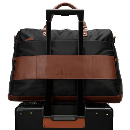 Elle Luxe Journey Expandable 5 Piece Retro Luggage Set