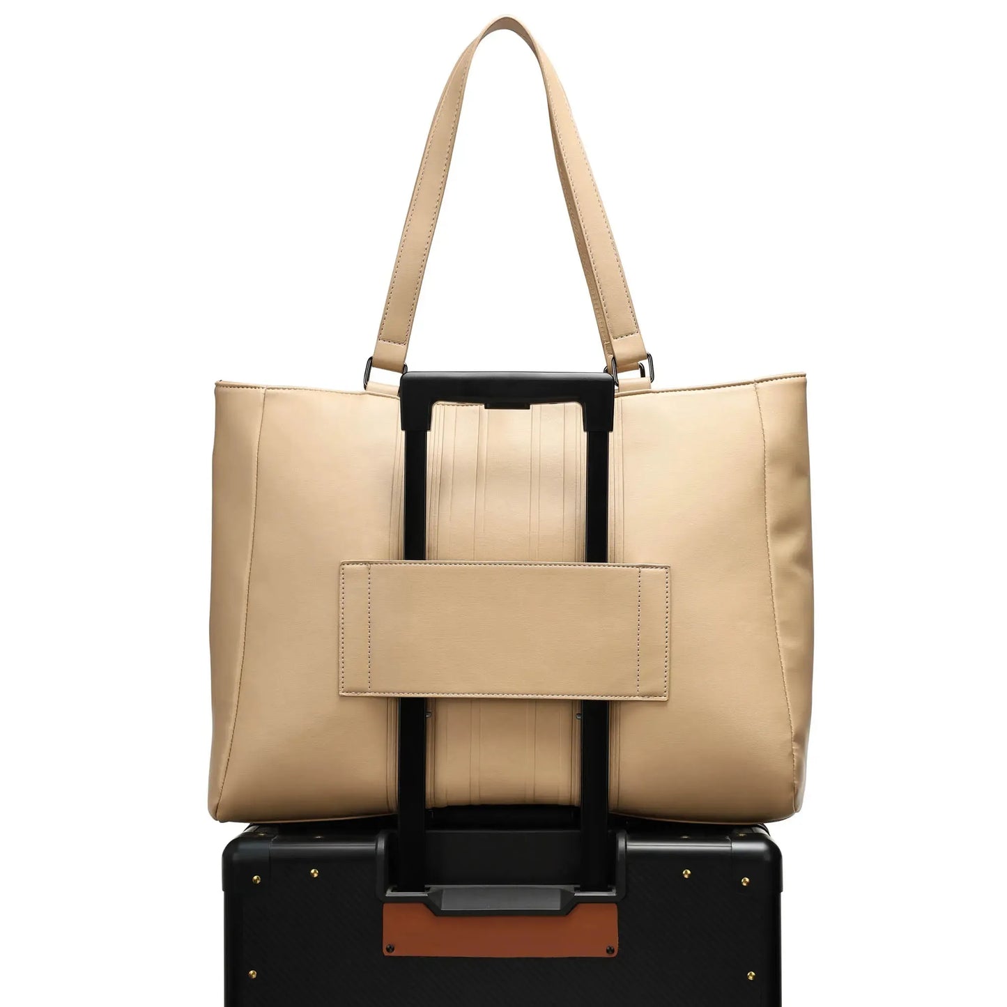 Elle Roamer 24L Vegan Leather Weekender Tote Bag