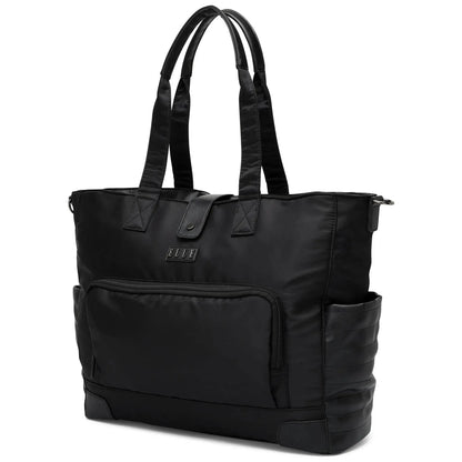 Elle Voyage 25L Twill and Vegan Leather Weekender Tote Bag