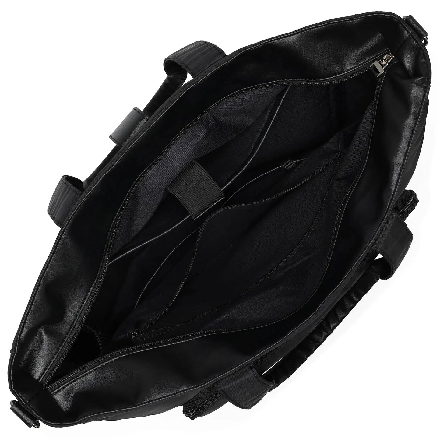 Elle Voyage 25L Twill and Vegan Leather Weekender Tote Bag