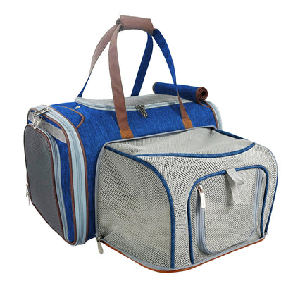 Mr. Peanut's Gold Series Big Apple XL Size Airline Compliant Expandable Pet Carrier