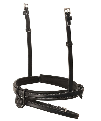 Bridles & Reins Replacement Noseband of ExionPro Fully Padded Snaffle Bridle with U Shaped Detachable Flash