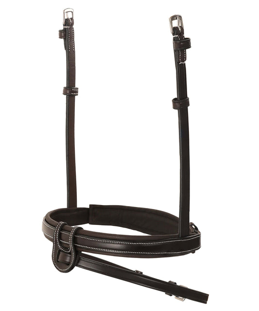 Bridles & Reins Replacement Noseband of ExionPro Fully Padded Snaffle Bridle with U Shaped Detachable Flash