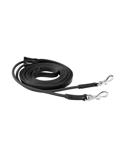 Bridles & Reins ExionPro Leather Draw Reins with Round Elastic