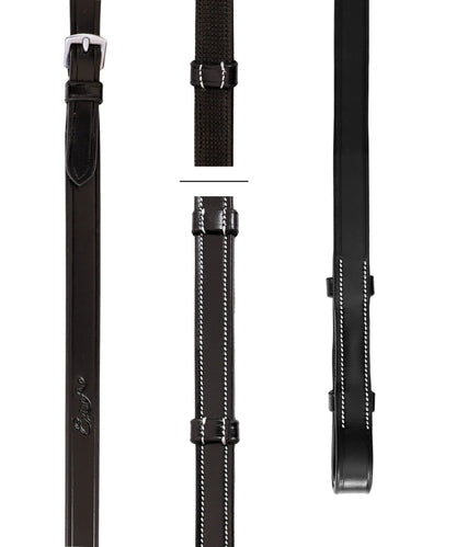 Bridles & Reins ExionPro Anatomical Drop Noseband Bridle with Reins