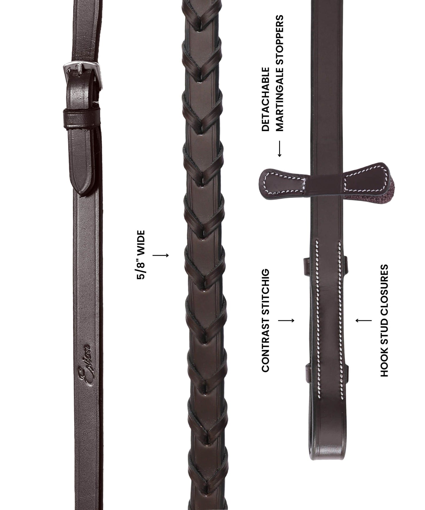 Bridles & Reins ExionPro Laced Reins