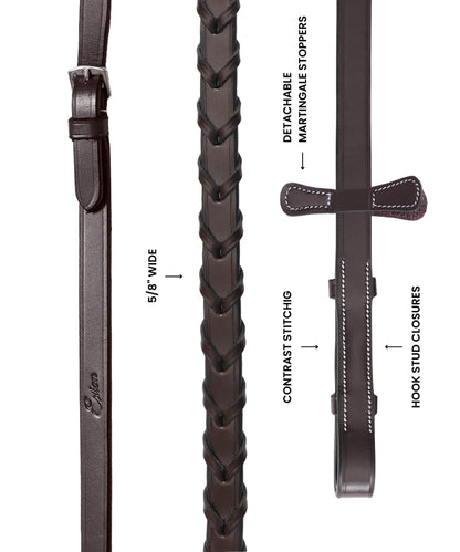 Bridles & Reins ExionPro Laced Reins