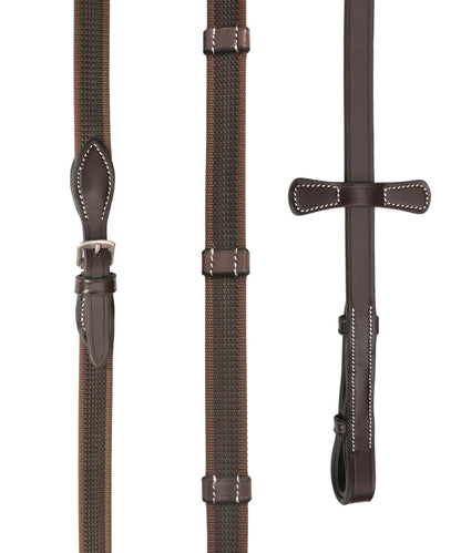 Bridles & Reins ExionPro Rubberized Web Reins