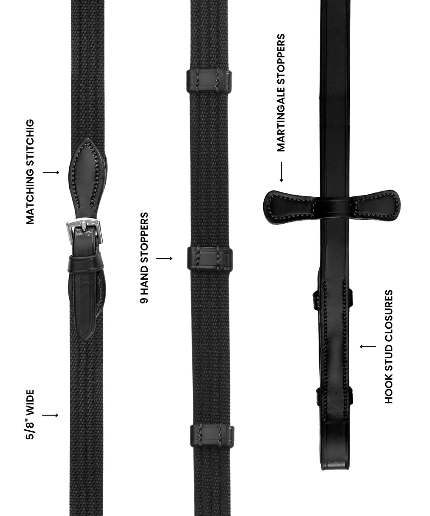 Bridles & Reins ExionPro Web Reins