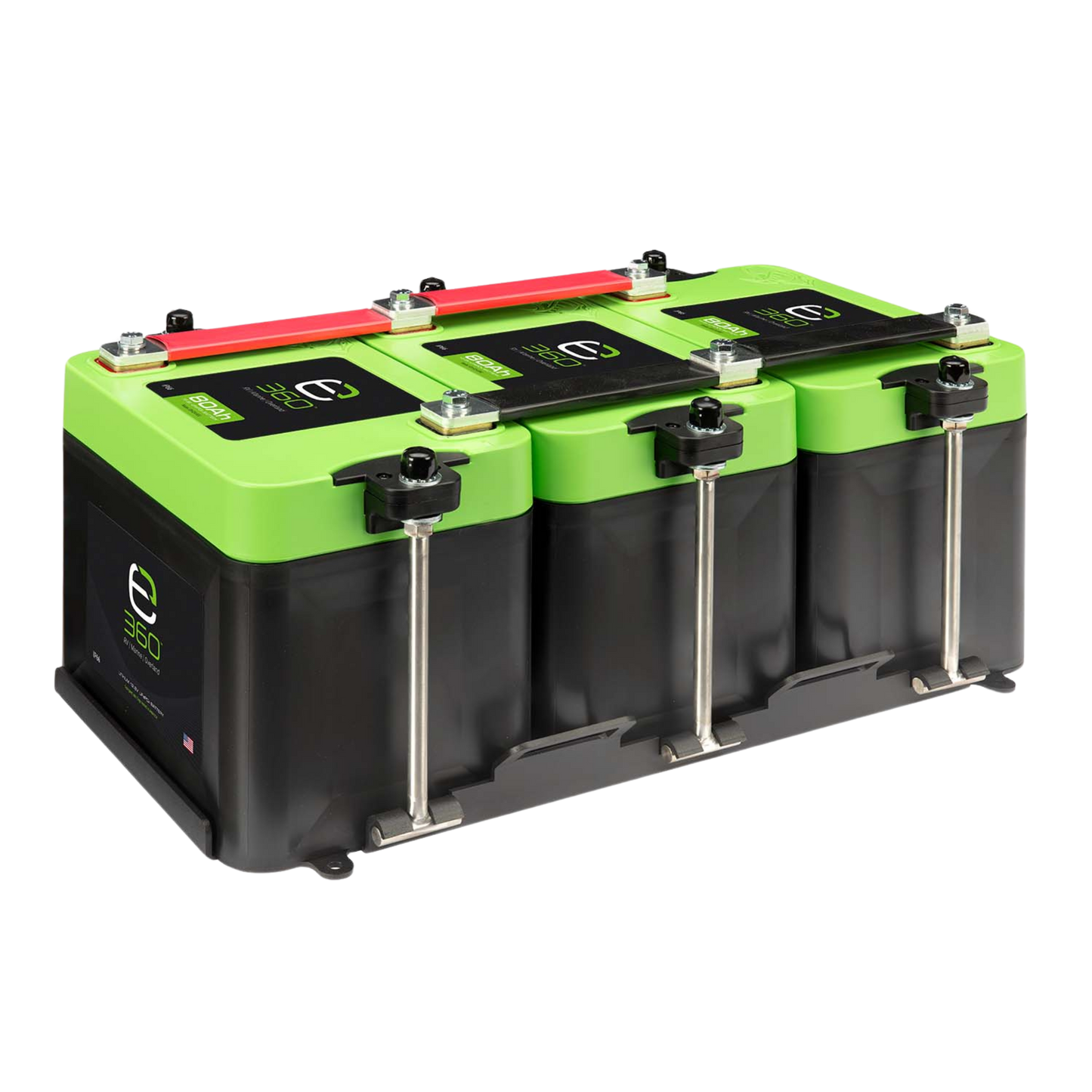 Expion360 Triple Mounting Kit for Group 24 Batteries