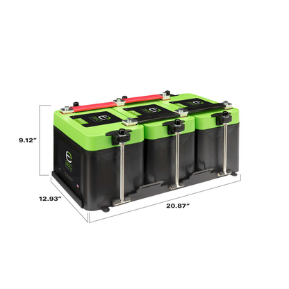 Expion360 Triple Mounting Kit for Group 24 Batteries
