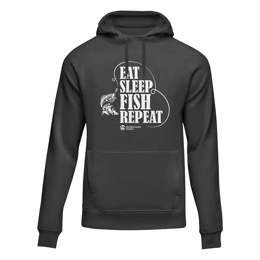 Outdoorzees Eat Sleep Fish Repeat Unisex Hoodie