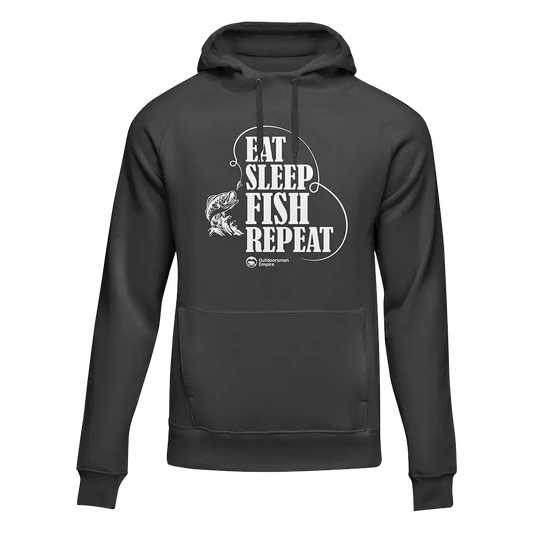 Outdoorzees Eat Sleep Fish Repeat Unisex Hoodie