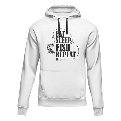 Outdoorzees Eat Sleep Fish Repeat Unisex Hoodie