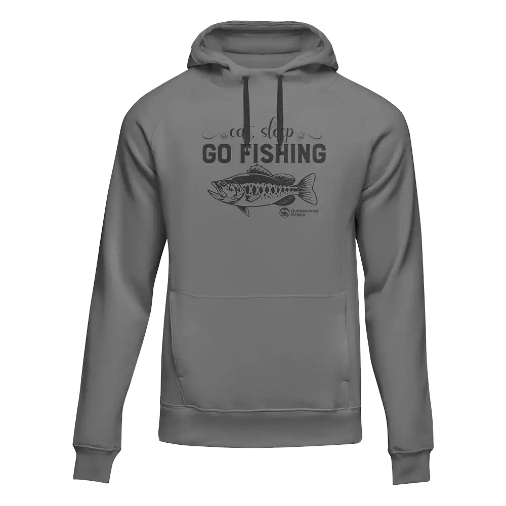 Outdoorzees Eat Sleep Go Fishing Unisex Hoodie