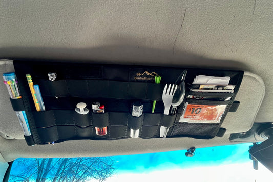Overland Gear Guy Ford Econoline Van Sun Visor Organizer