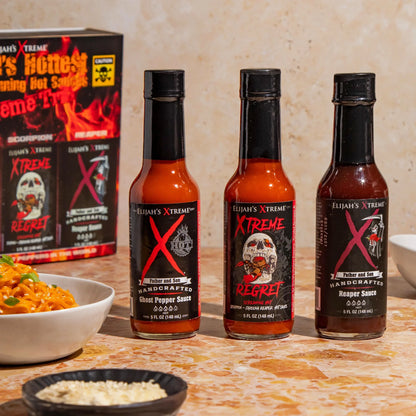 Elijah's Xtreme World's Hottest Xtreme Trio Hot Sauce Variety Pack