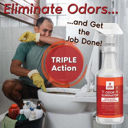Zone Protects Odor Eliminator Twin Spray Bundle