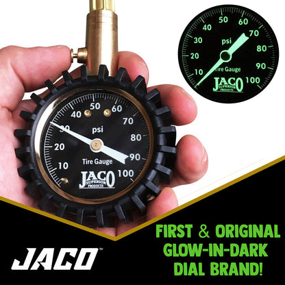 Jaco ElitePro™ Tire Pressure Gauge - 100 PSI