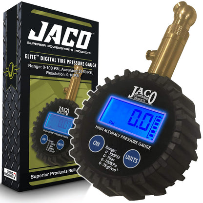 Jaco Elite® Digital Tire Pressure Gauge - Professional Accuracy - 100 PSI