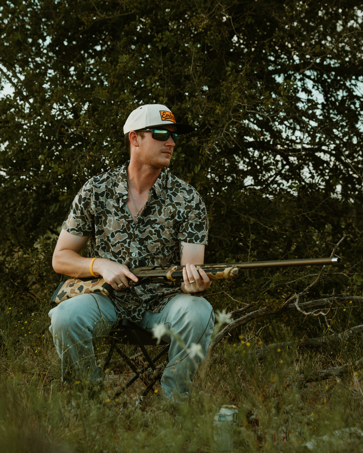 Embry Outdoors Performance Button Up - Marsh Duck