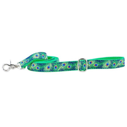 2 Hounds Design 1″ Paradise Found Navy Ribbon Dog Leash