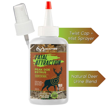 Zone Protects Deer Attractant; Realtree Fatal Attraction Deer Attractant Peak Doe Estrus