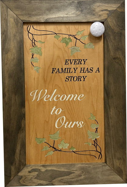 Bellewood Designs - Wooden Gun Safe Wall Mountable Decoration Every Family Has a Story Welcome to Ours …