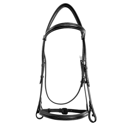 Bridles & Reins ExionPro Traditional Hunter Bridle With Laced Reins