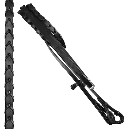 Bridles & Reins ExionPro Traditional Hunter Bridle With Laced Reins