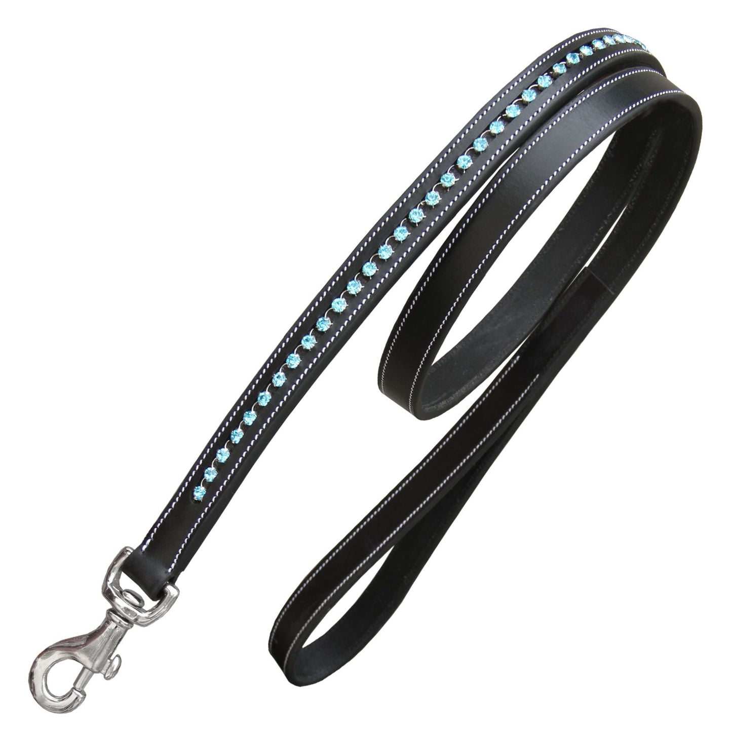 Bridles & Reins ExionPro Blue Bling Dog Leash